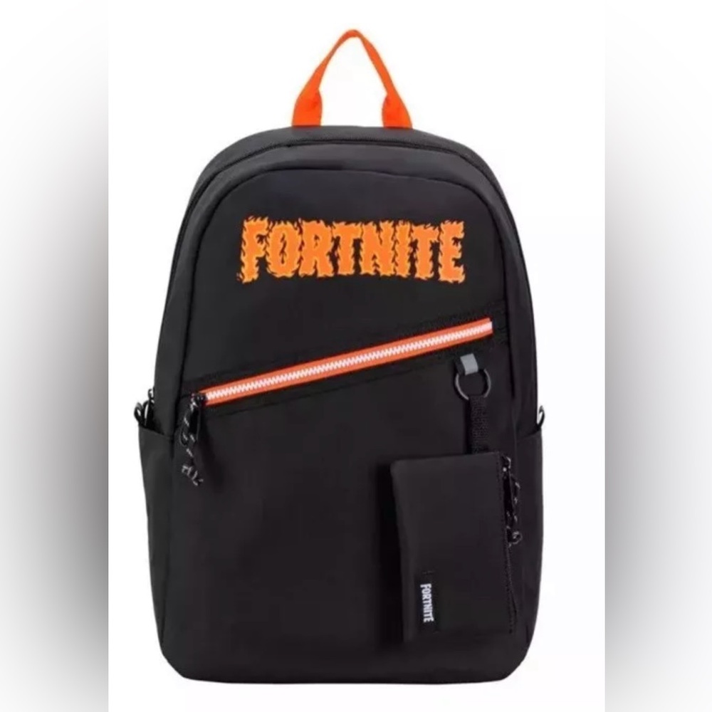 Fortnite 18" Kids Padded Laptop Sleeve Backpack in Black